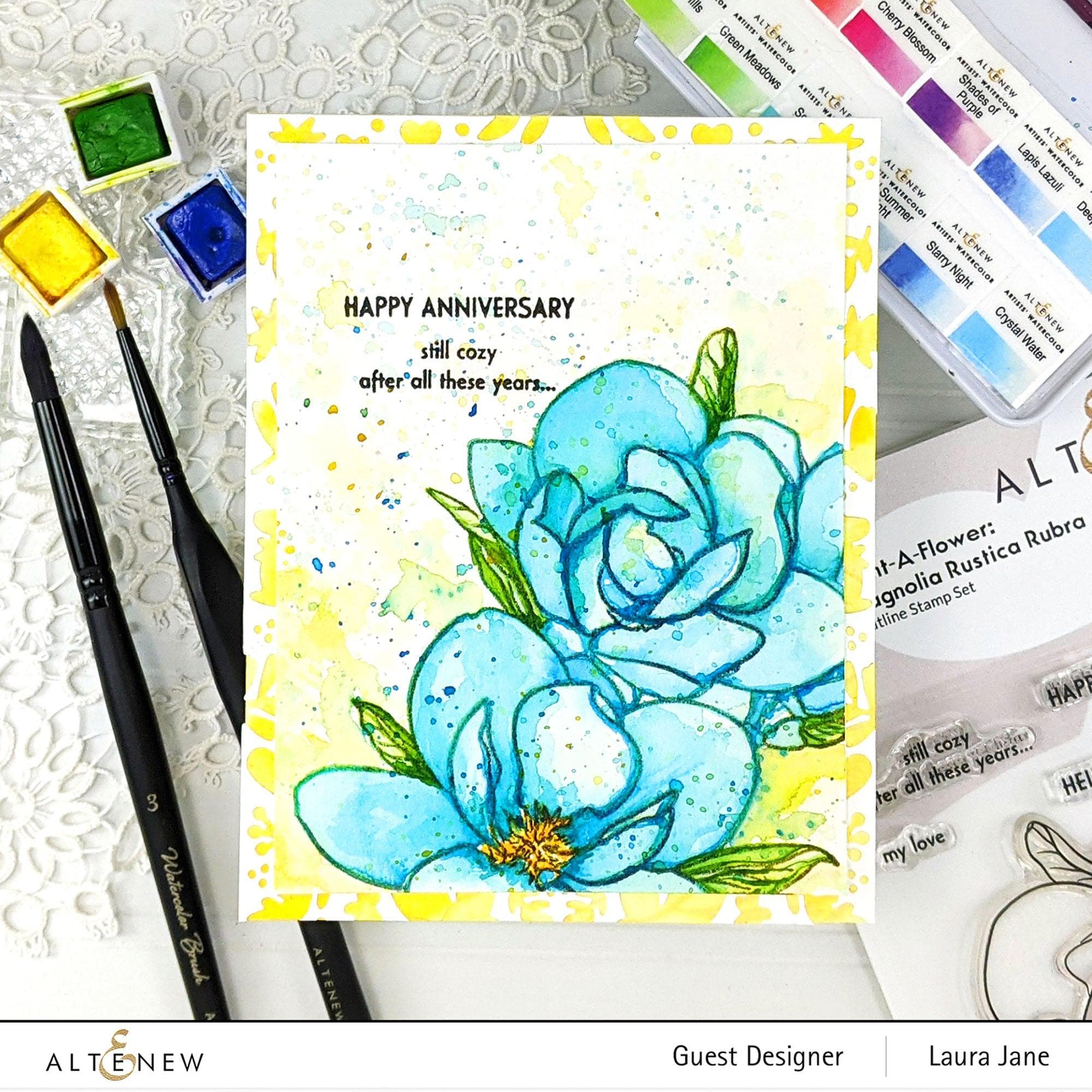 altenew-paint-a-flower-magnolia-stempel-marker-bundle image 2