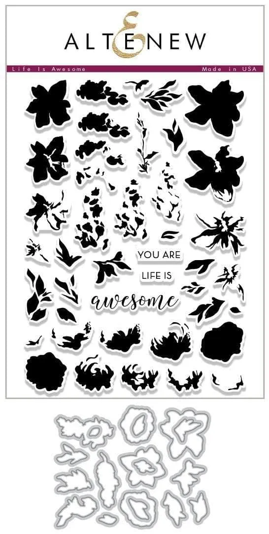 altenew-life-is-awesome-stempel-stanzen-bundle-blumen image 1