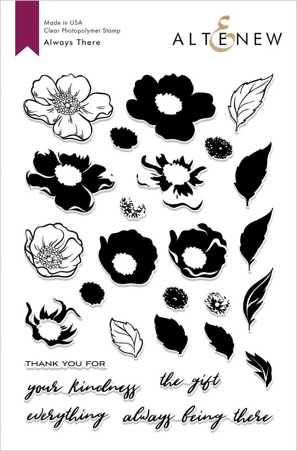 altenew-always-there-stempelset-blumen-layering-6x8 image 1