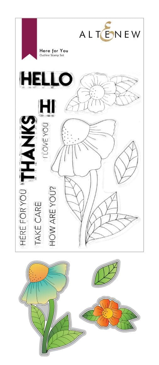altenew-here-for-you-stempelset-bundle-blume-4x6 image 1