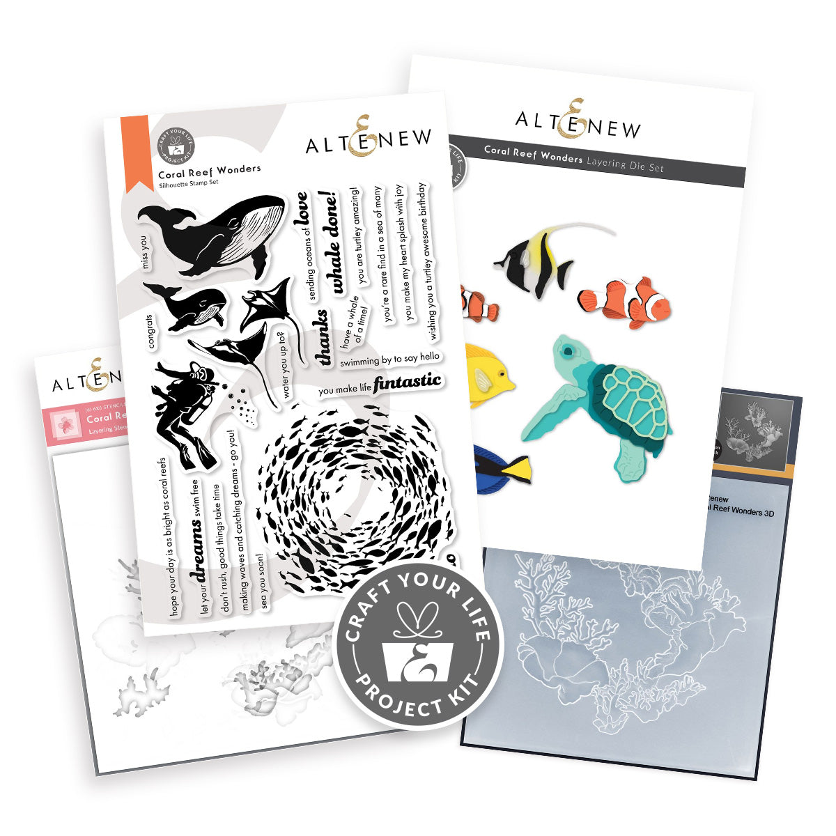 altenew-coral-reef-wonders-project-kit-stempel-meer image 1