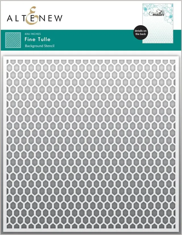 altenew-fine-tulle-stencil-hintergrund-schablone-15x15-cm-t-llmuster image 1
