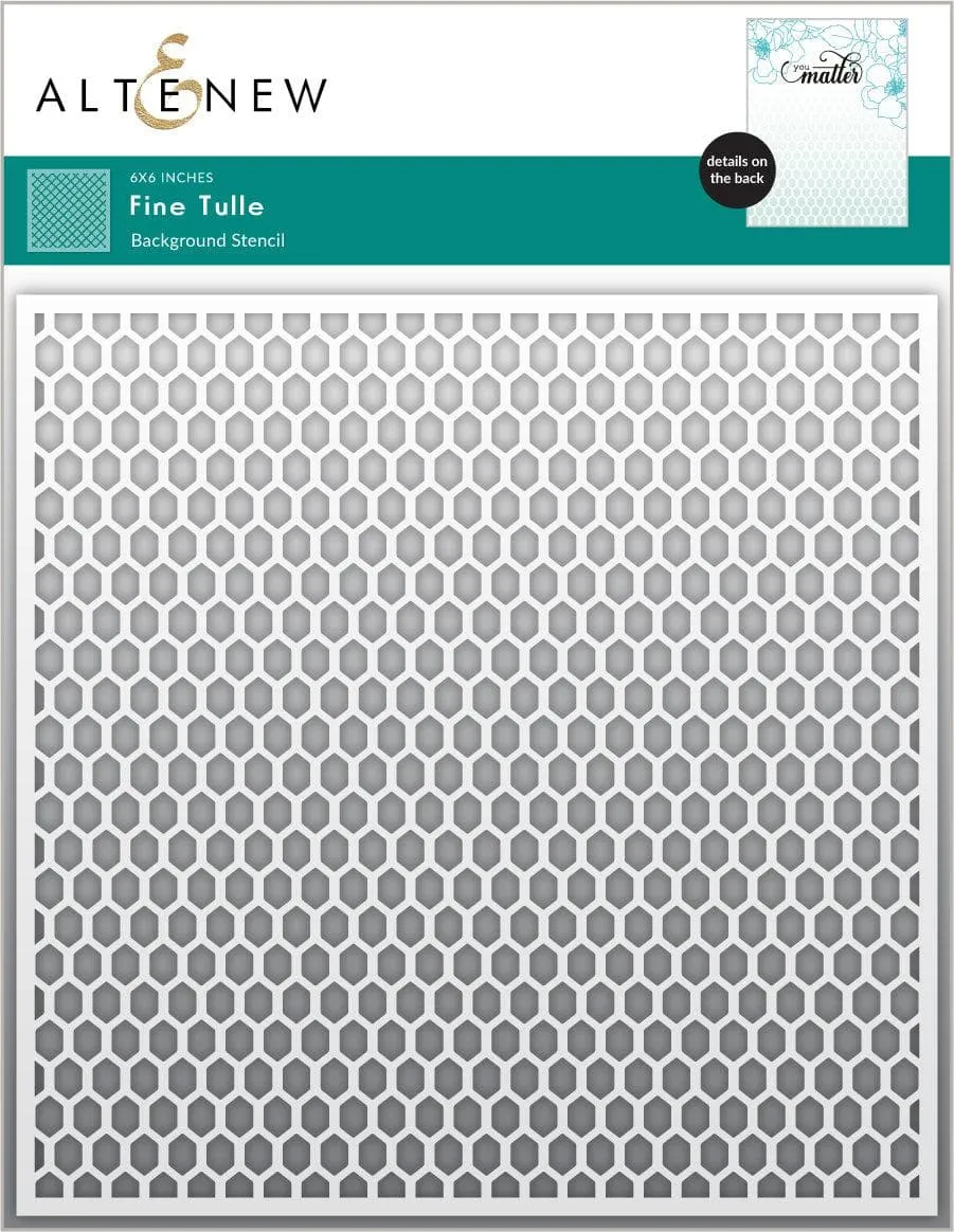 altenew-fine-tulle-stencil-hintergrund-schablone-15x15-cm-t-llmuster image 1