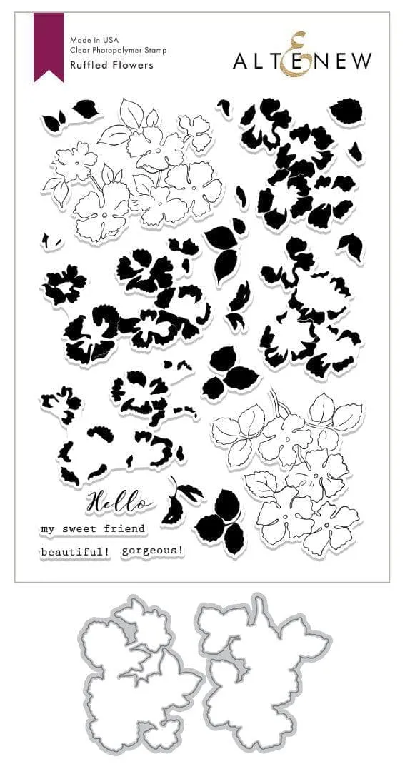 altenew-ruffled-flowers-stempel-stanzschablonen-komplett-set image 1