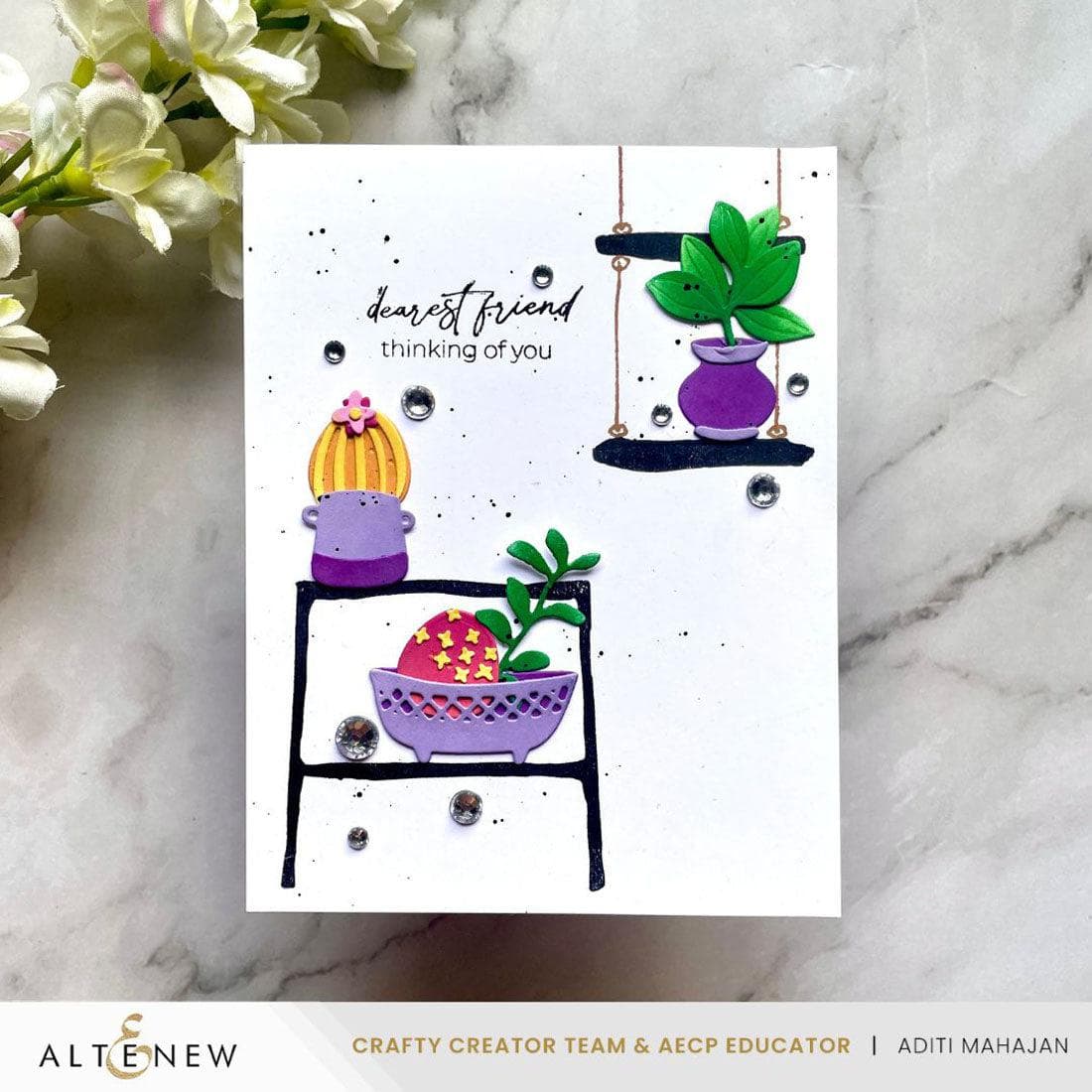 altenew-mini-delight-potted-shelves-stempel-stanzen-set image 8
