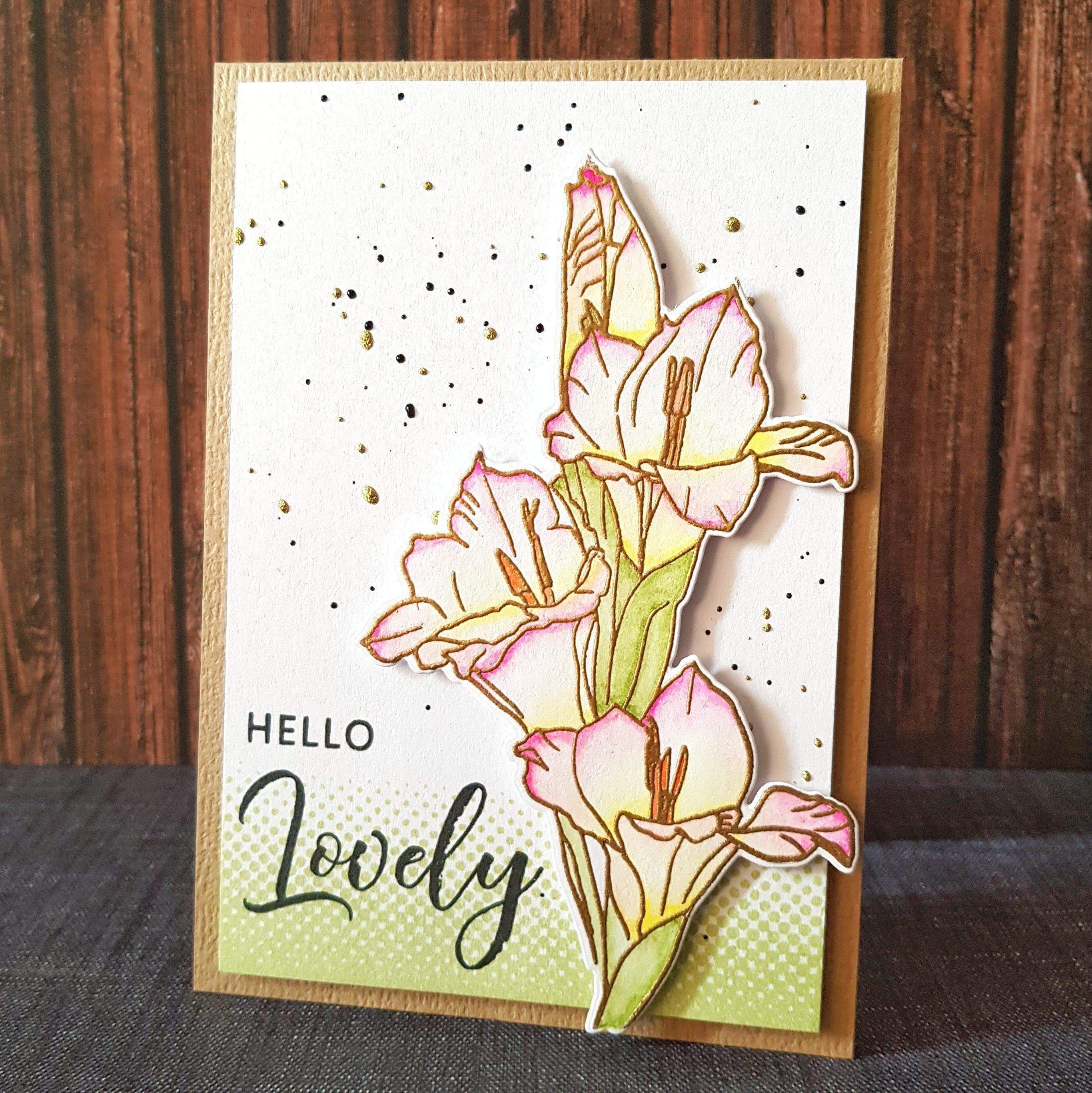 altenew-hello-gorgeous-stempel-komplett-bundle-gladiole image 3