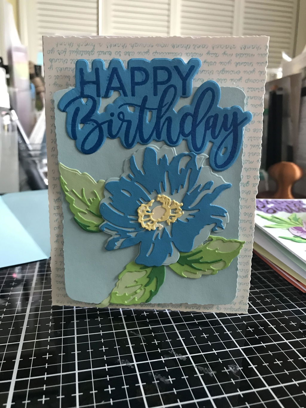 Blüte baut auf