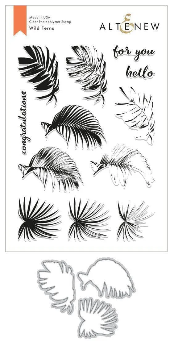 altenew-wild-ferns-stempelset-mit-stanzen-farn-12-teilig image 1