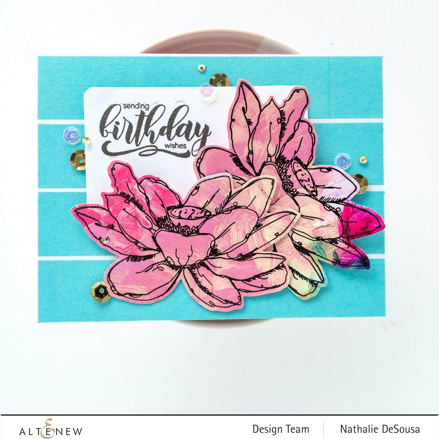 altenew-dies-inked-lotus-stanzschablonen-set-floral image 4