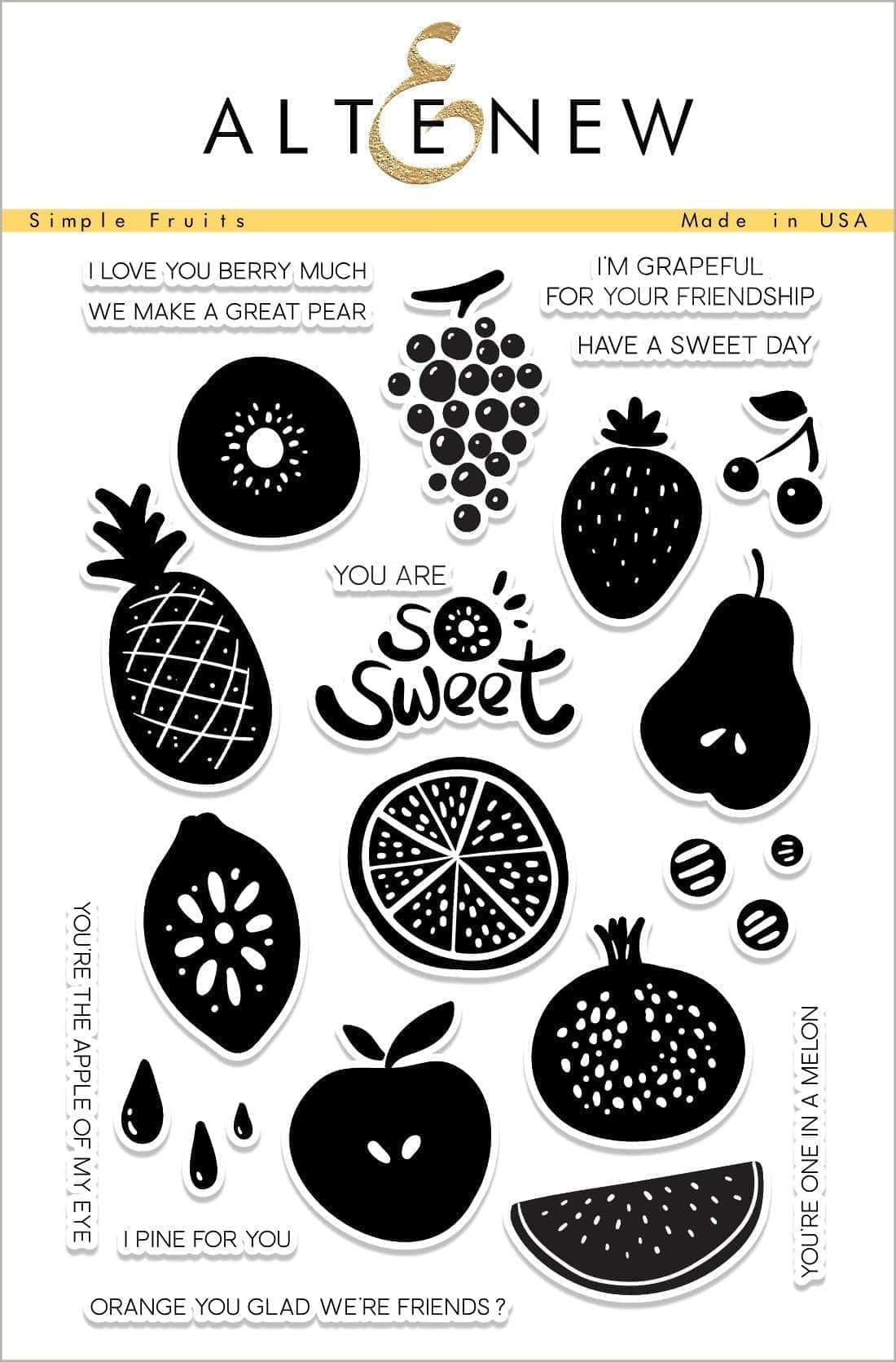 altenew-simple-fruits-stamp-set-clear-stamps-obst image 1