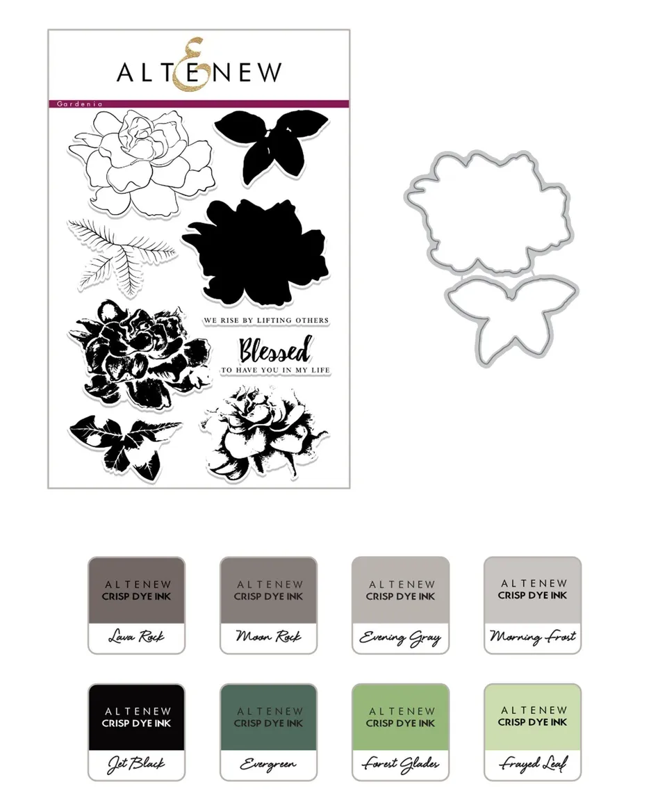 altenew-build-a-flower-gardenia-stempel-tinte-set image 1