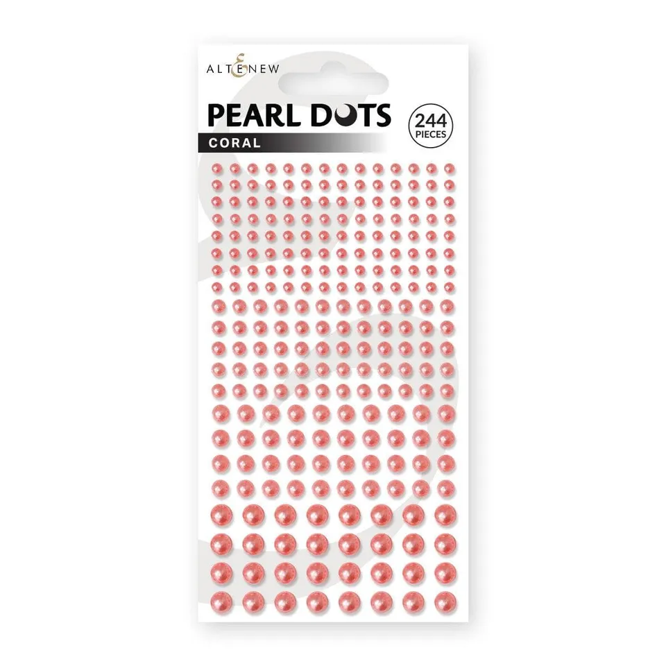 altenew-embellishments-coral-pearl-dots-perlen-koralle-244-st-ck image 1