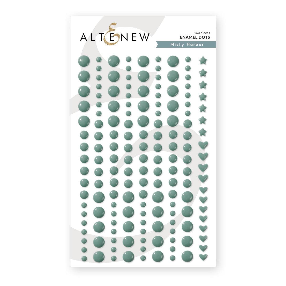 altenew-misty-harbor-enamel-dots-emaille-sticker-graublau image 1