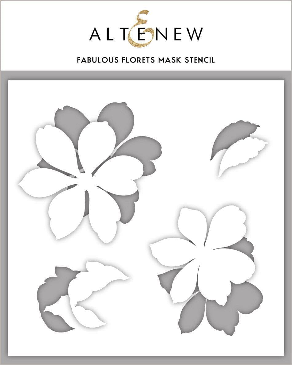 altenew-stencils-fabulous-florets-mask-stencil-schablone-6x6 image 1