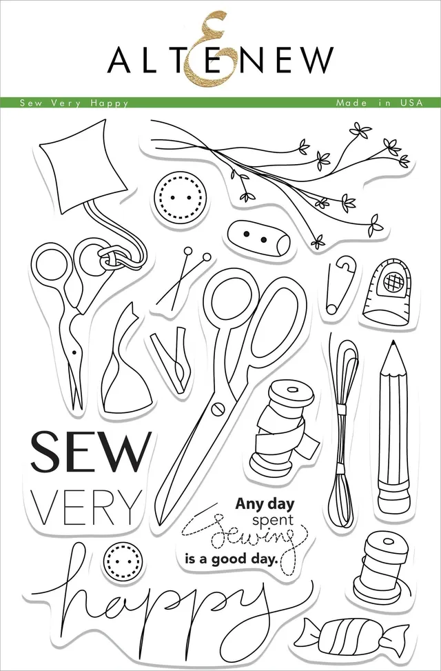altenew-sew-very-happy-stempelset-n-hen-19-teilig image 1