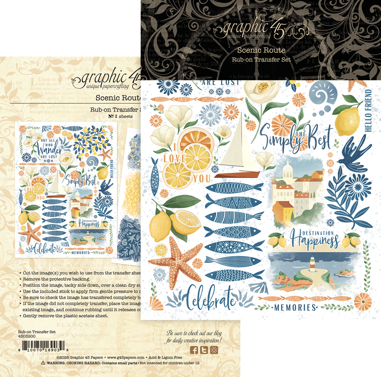 graphic-45-scenic-route-album-kit-mit-box-reisealbum image 7
