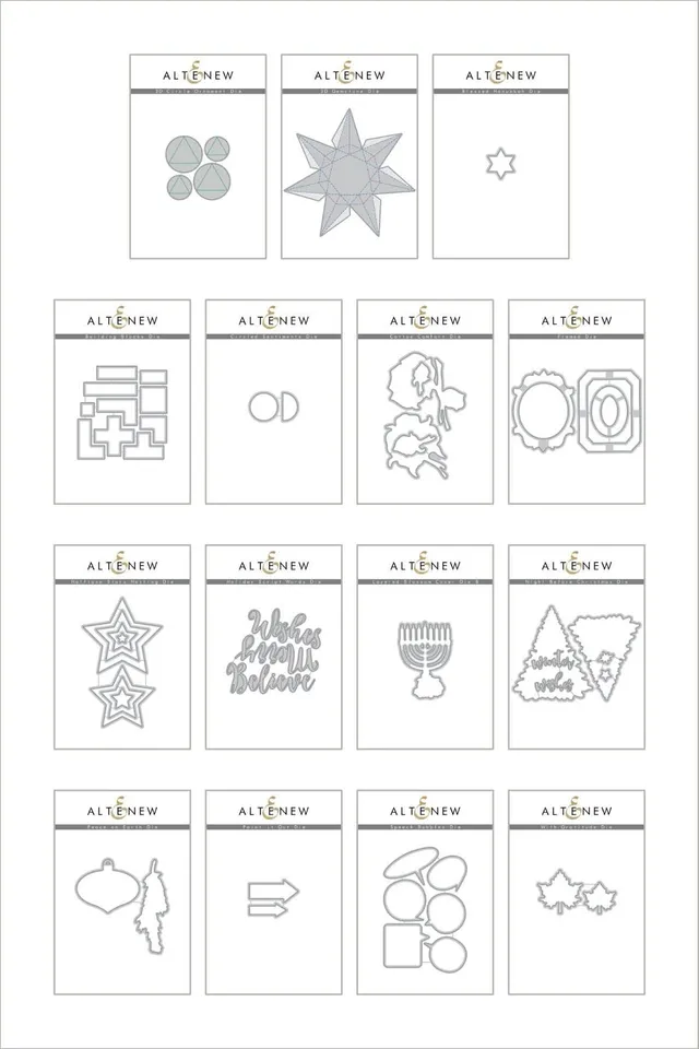 altenew-tis-the-season-stanz-bundle-15tlg-weihnachten image 1