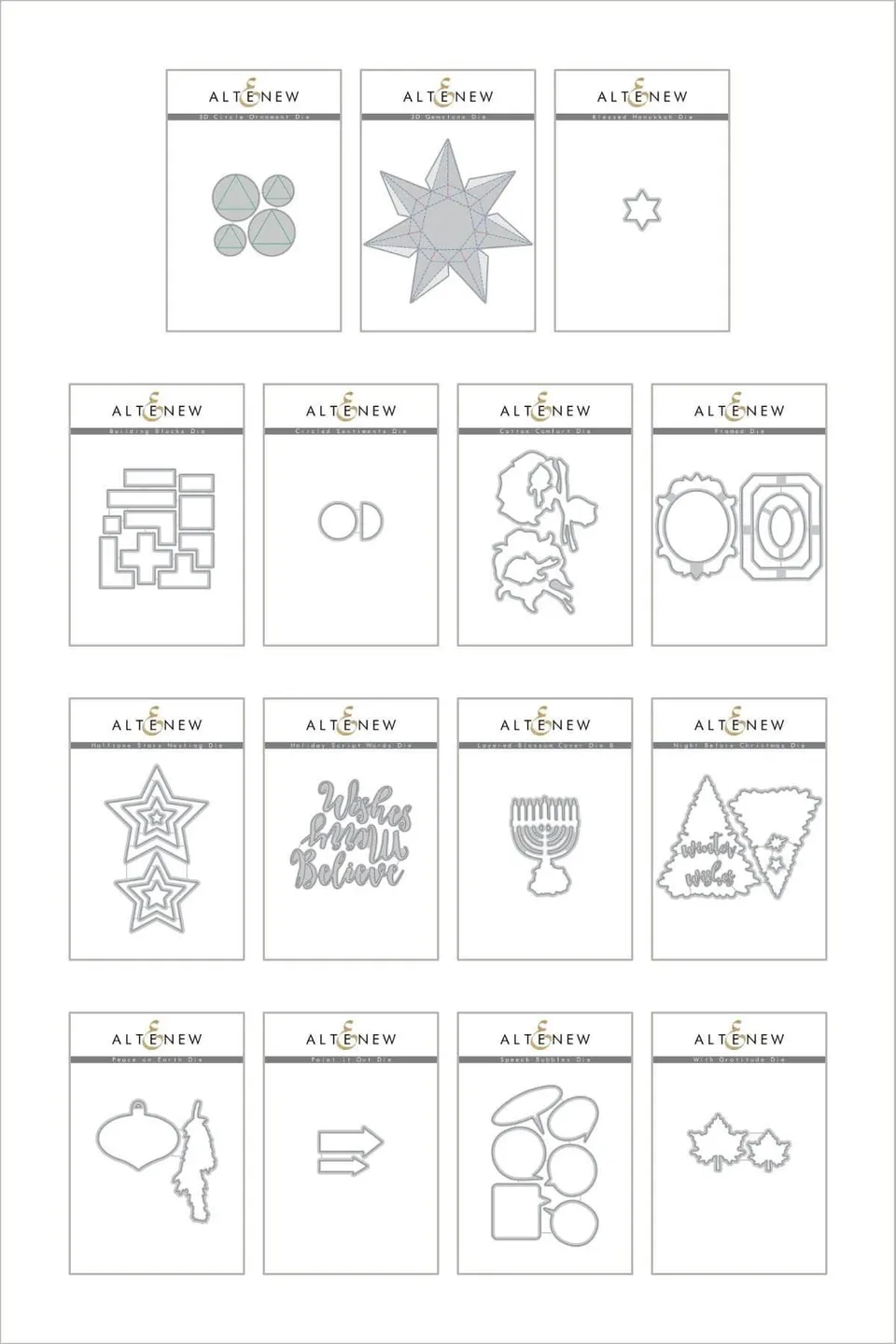 altenew-tis-the-season-stanz-bundle-15tlg-weihnachten image 1