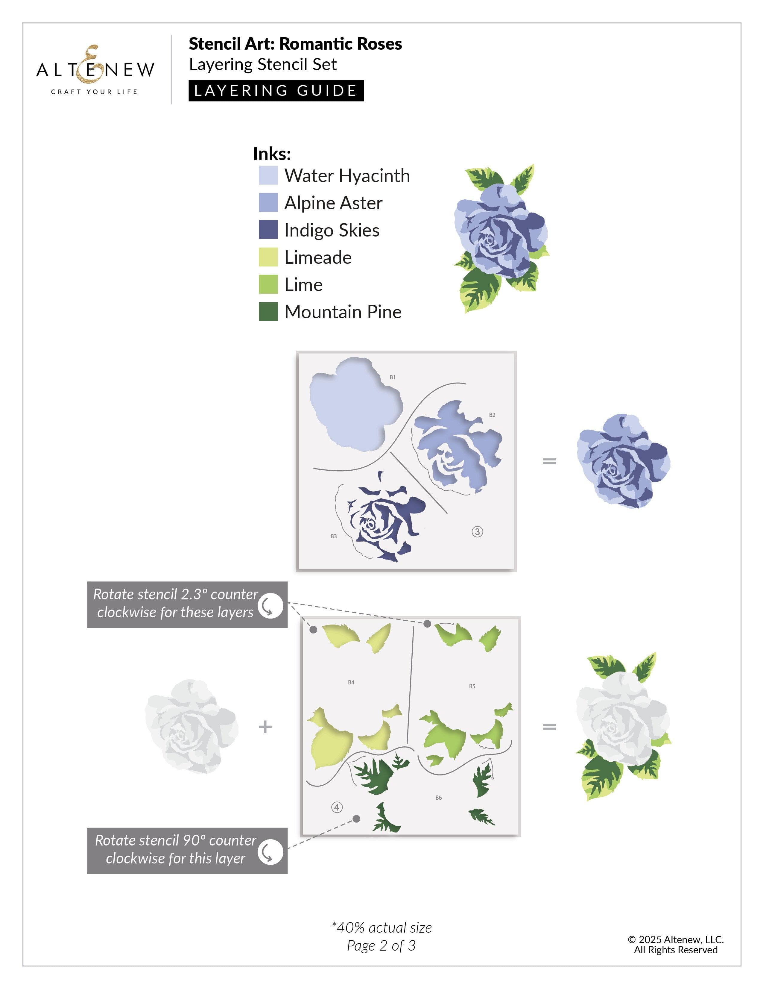 altenew-romantic-roses-stencil-art-schablone-stanzen-bundle-rosen image 4