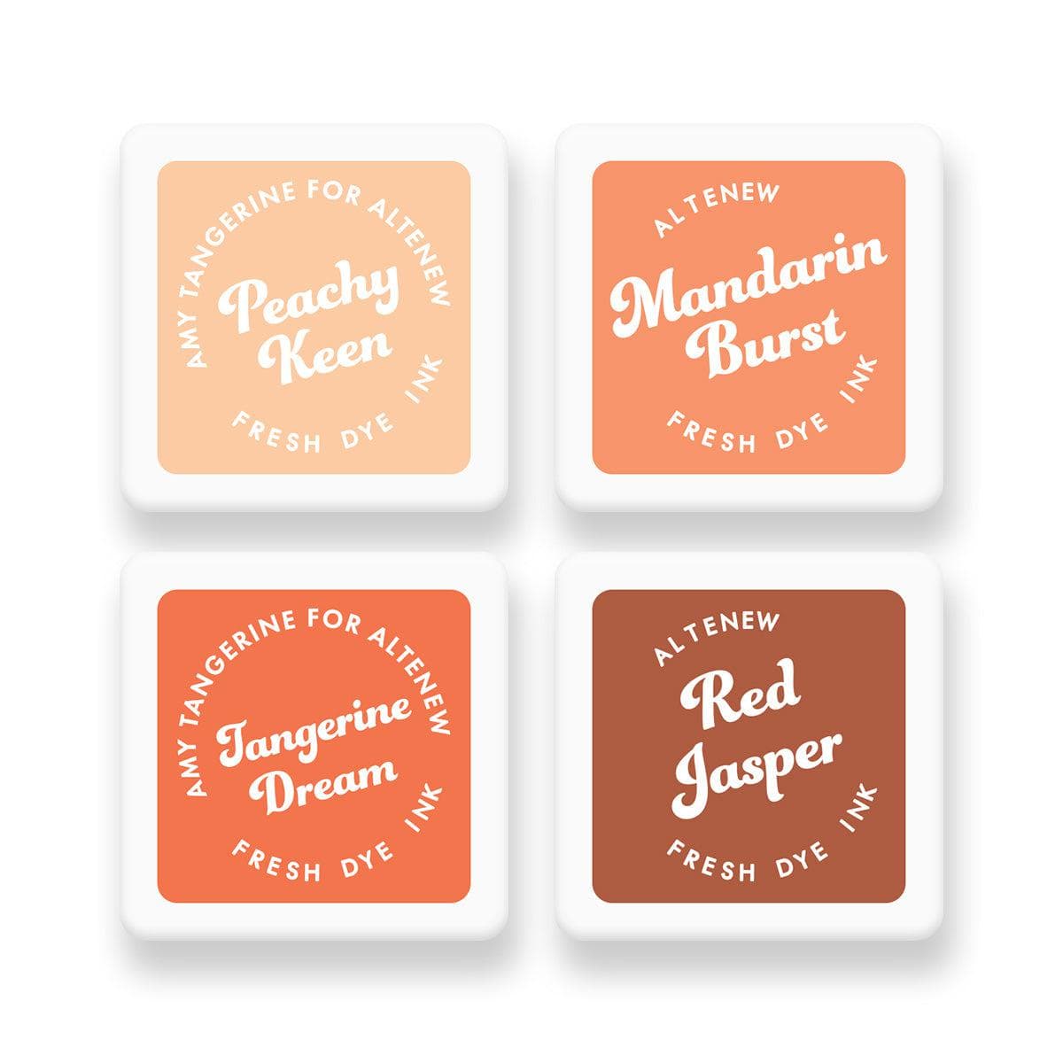altenew-tropical-tango-fresh-dye-ink-mini-cube-set-4-farben image 1