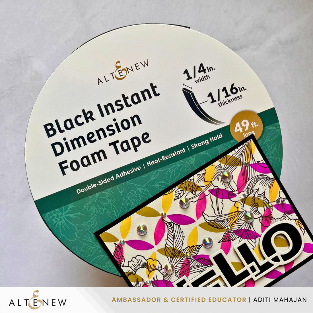 altenew-foam-tape-schwarz-1-4-x15m-3d-klebeband image 4