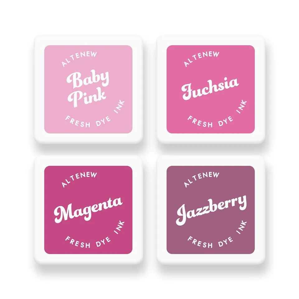 altenew-bubblegum-dreams-stempelkissen-set-pink-4-mini-cubes image 1