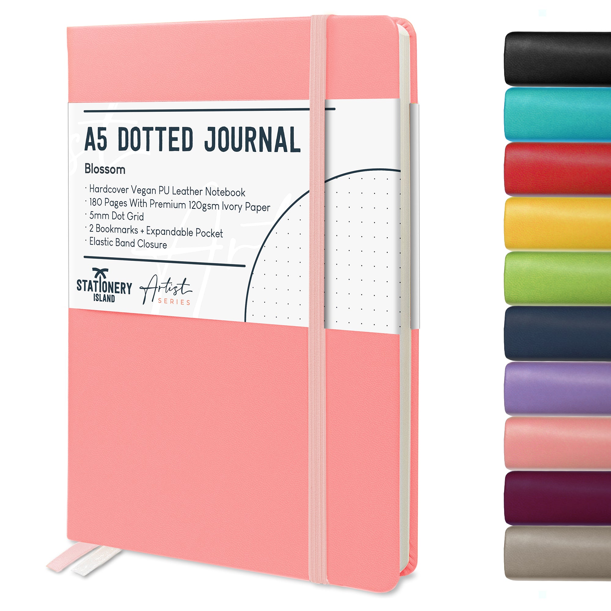 stationery-island-journal-bullet-journal-a5-dotted-schwarz-180-s image 5