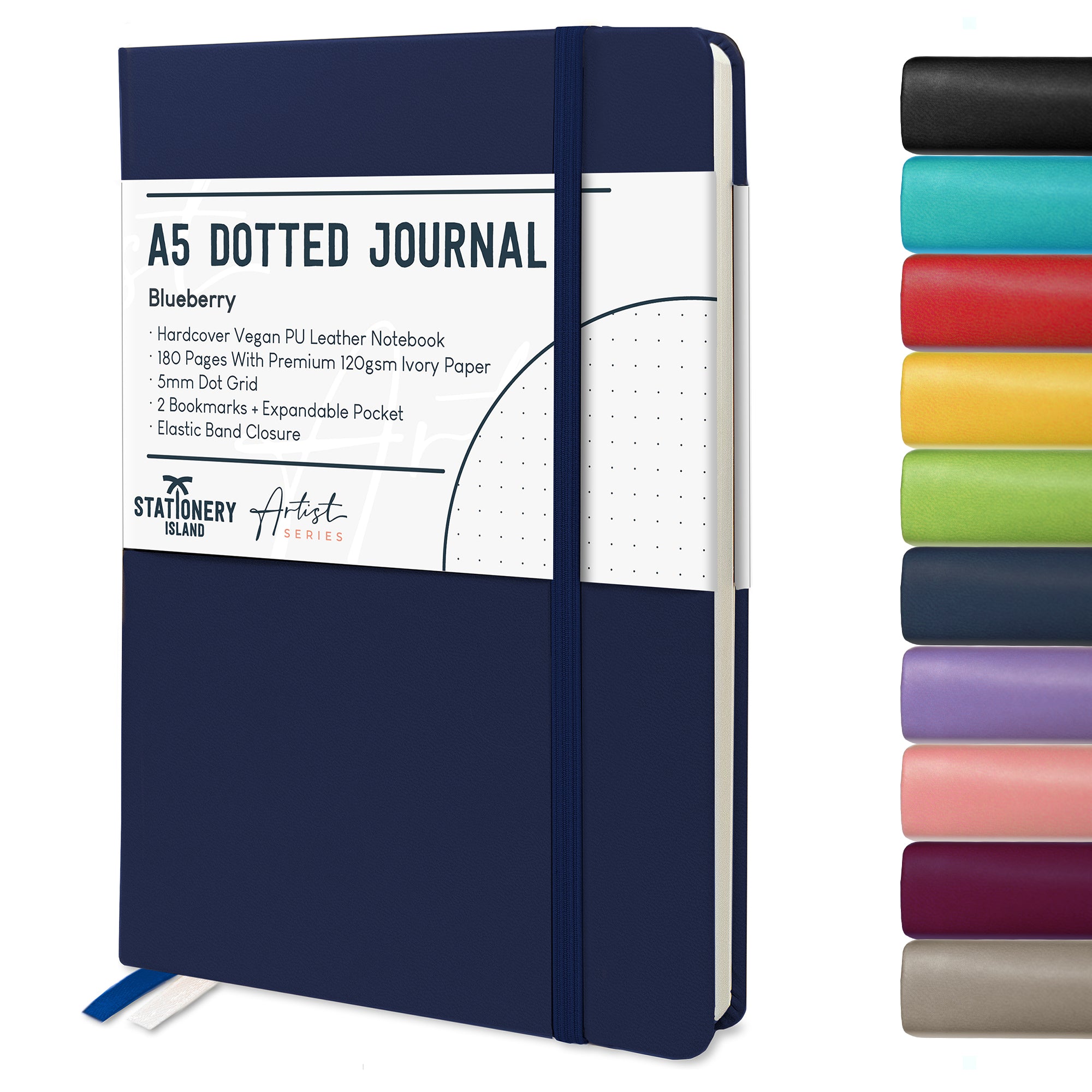 stationery-island-journal-bullet-journal-a5-dotted-schwarz-180-s image 6