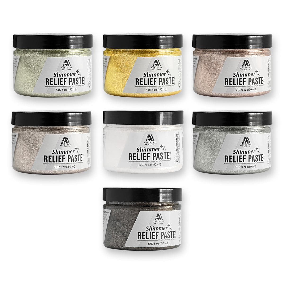 altenew-brilliant-basics-reliefpaste-shimmer-7er-bundle-150ml image 1