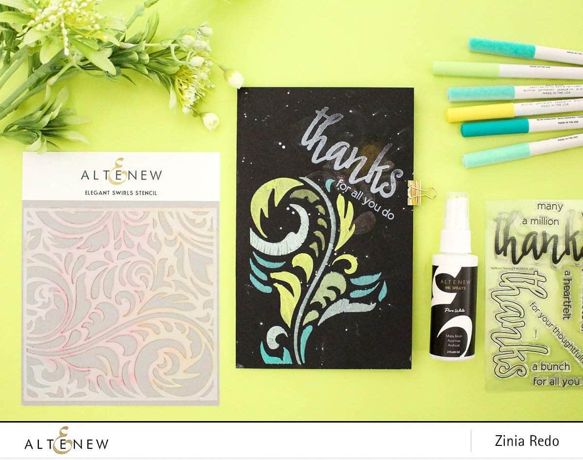 altenew-elegant-swirls-schablone-ink-spray-set-gold-silber image 3