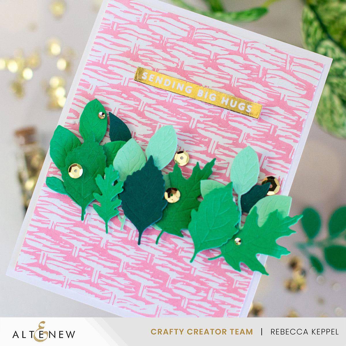 altenew-forest-fern-cardstock-papier-10-bogen-teal image 6