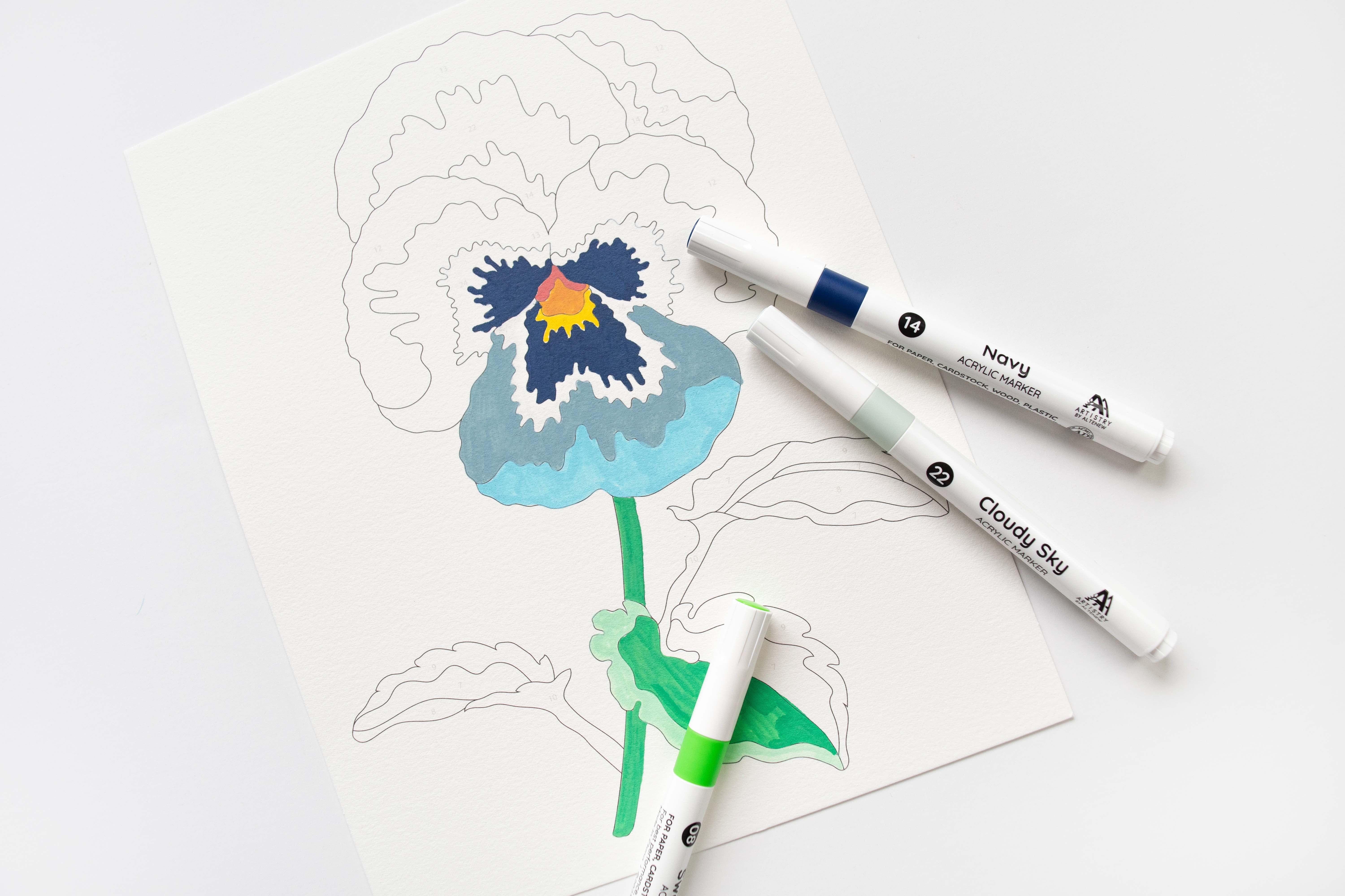 altenew-ultimate-instant-artist-malset-acrylmarker-24-farben image 3