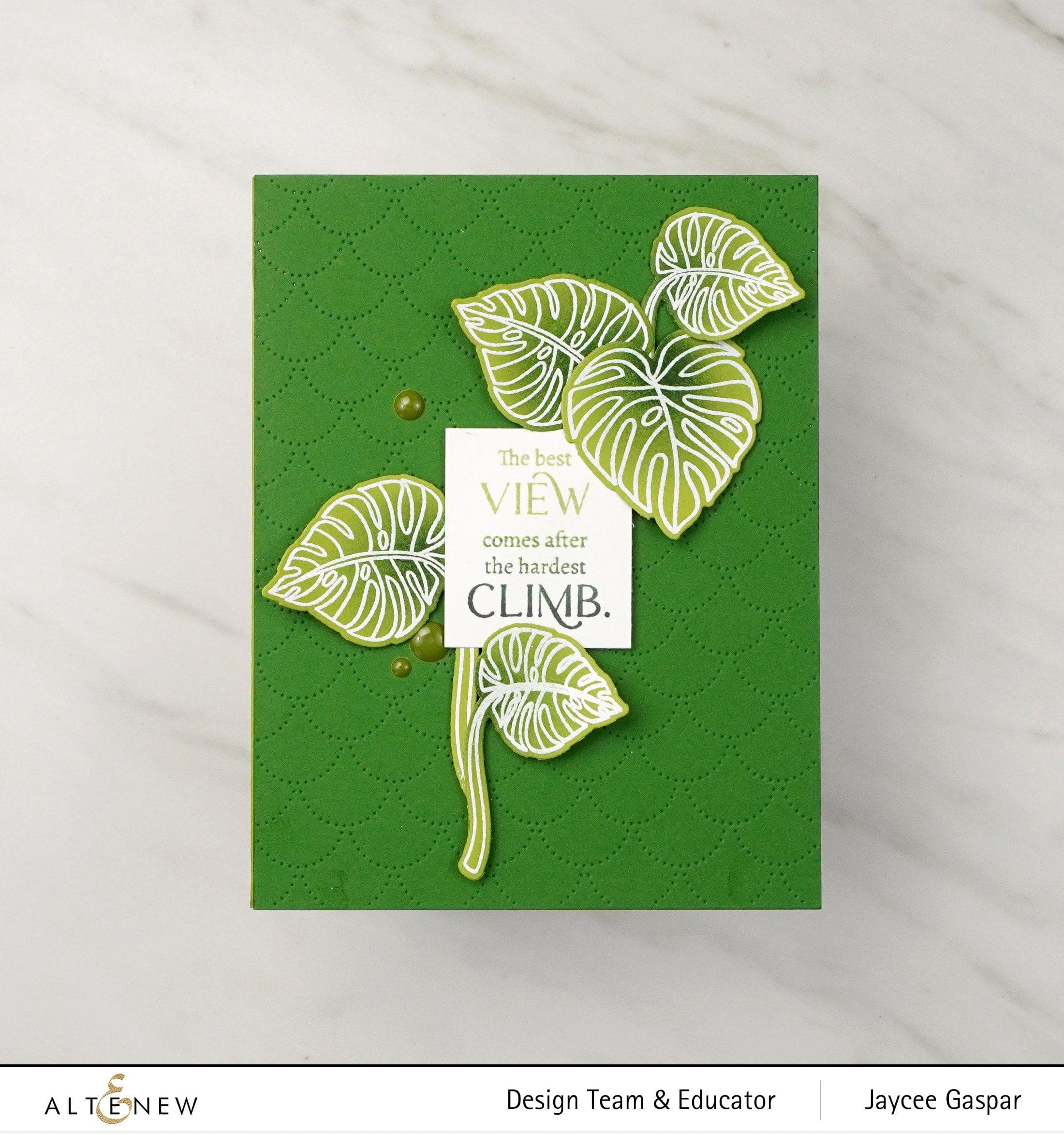 altenew-monsteras-and-quotes-schablone-monstera-stencil image 5
