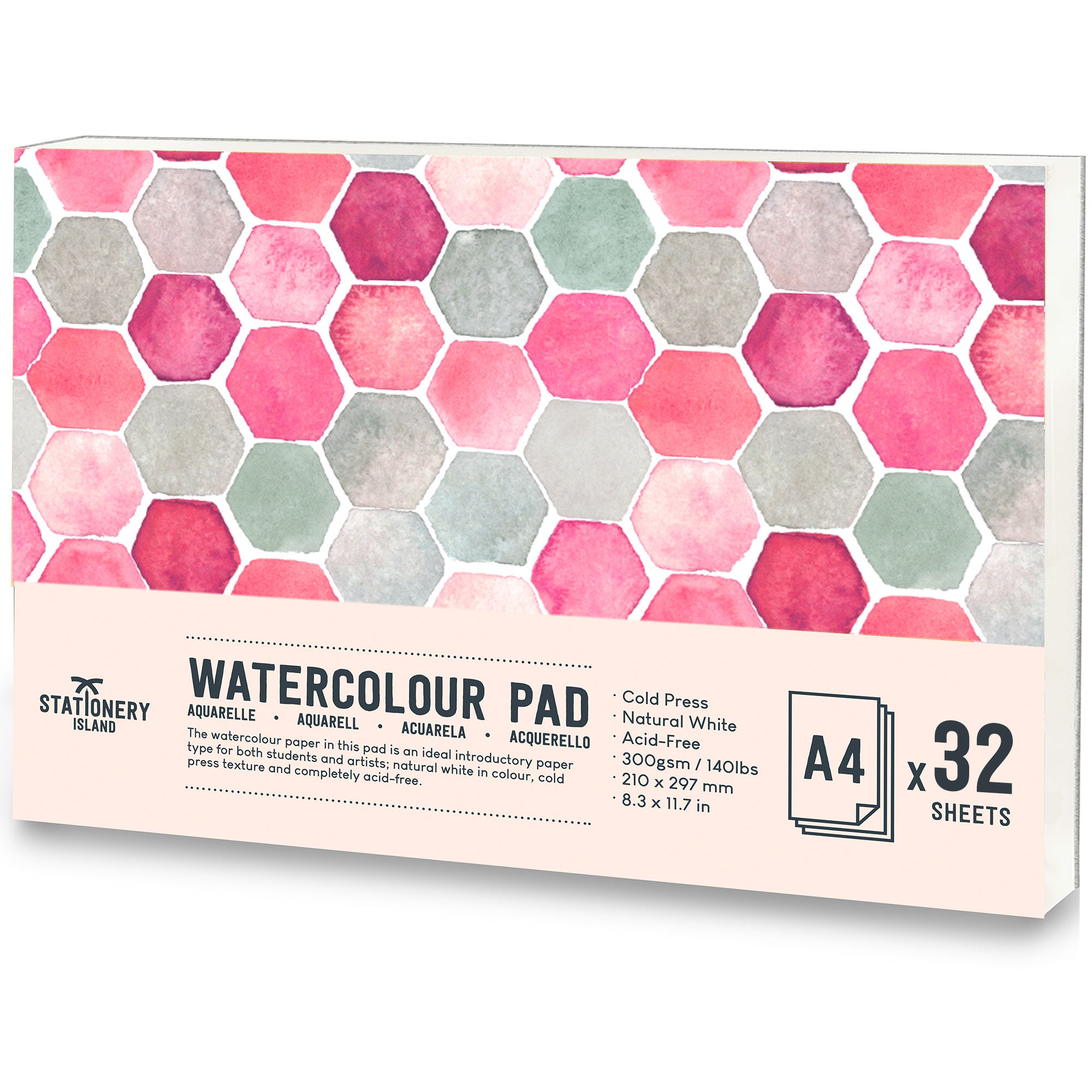 stationery-island-sketchbooks-aquarellpapier-a4-30-blatt-300gsm image 2