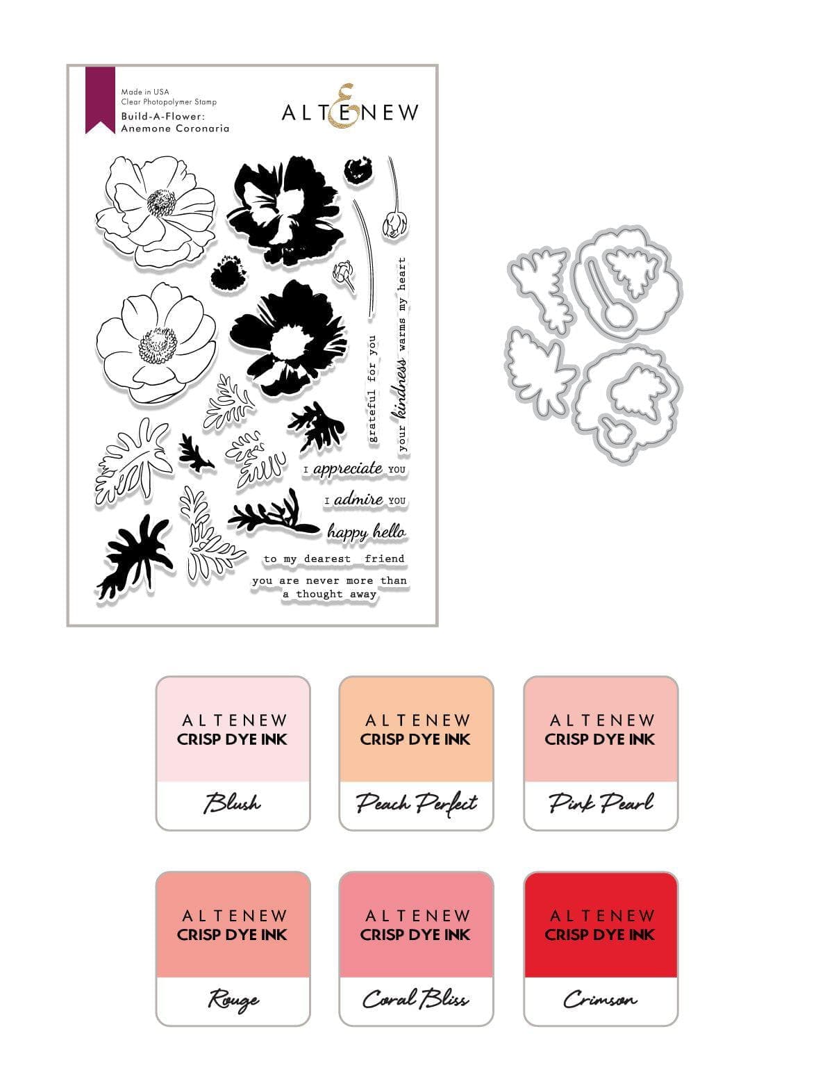 altenew-anemone-coronaria-stempelset-ink-bundle-pfirsich image 1
