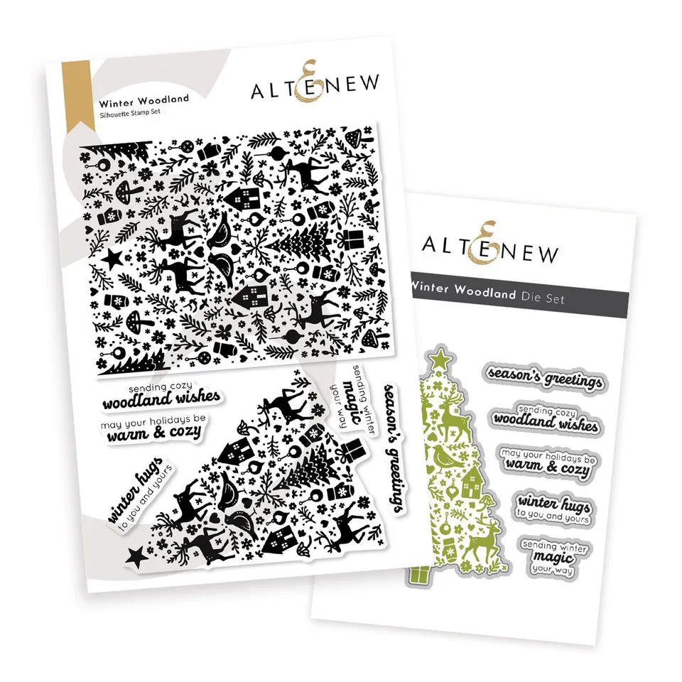altenew-winter-woodland-komplett-bundle-stempelset-stanzen image 1
