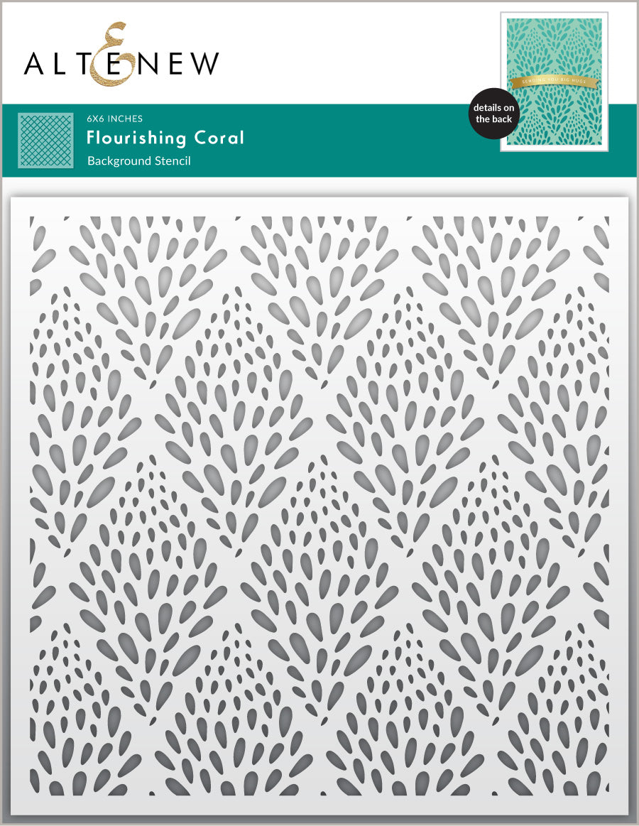 altenew-flourishing-coral-schablone-hintergrund-6x6-koralle image 7
