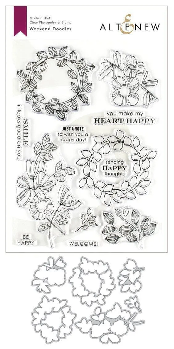 altenew-weekend-doodles-komplett-bundle-stempel-stanzen image 1