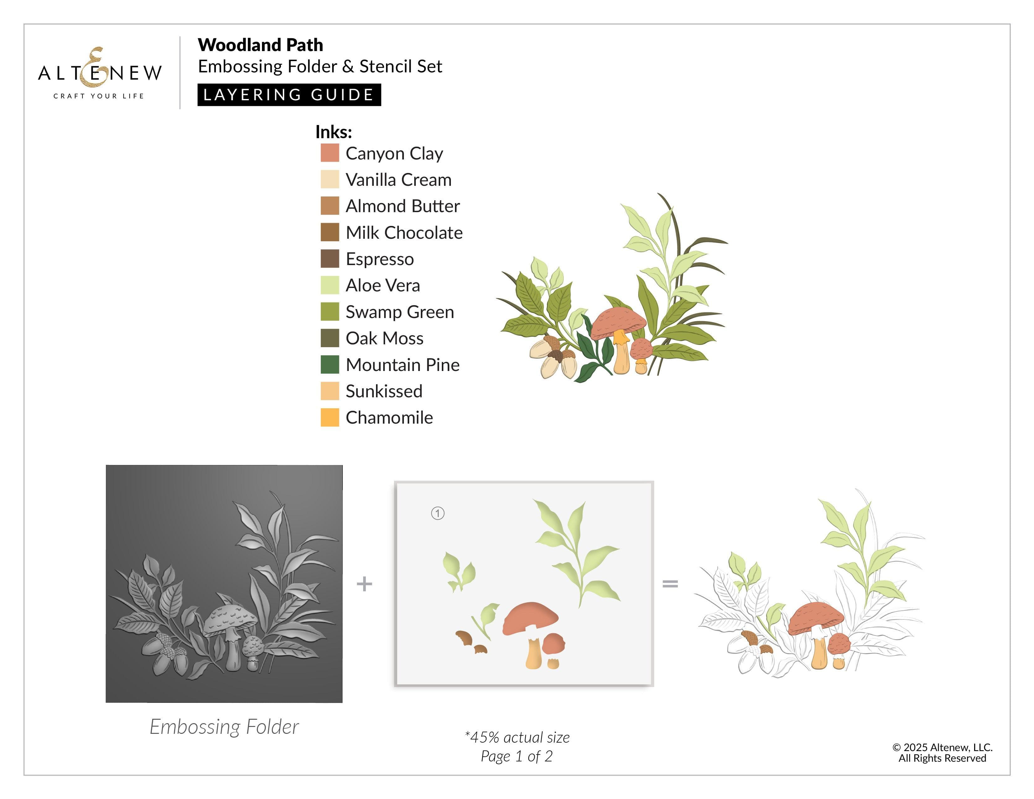 altenew-woodland-path-pr-gefolder-stencil-bundle-wald-6x6 image 3