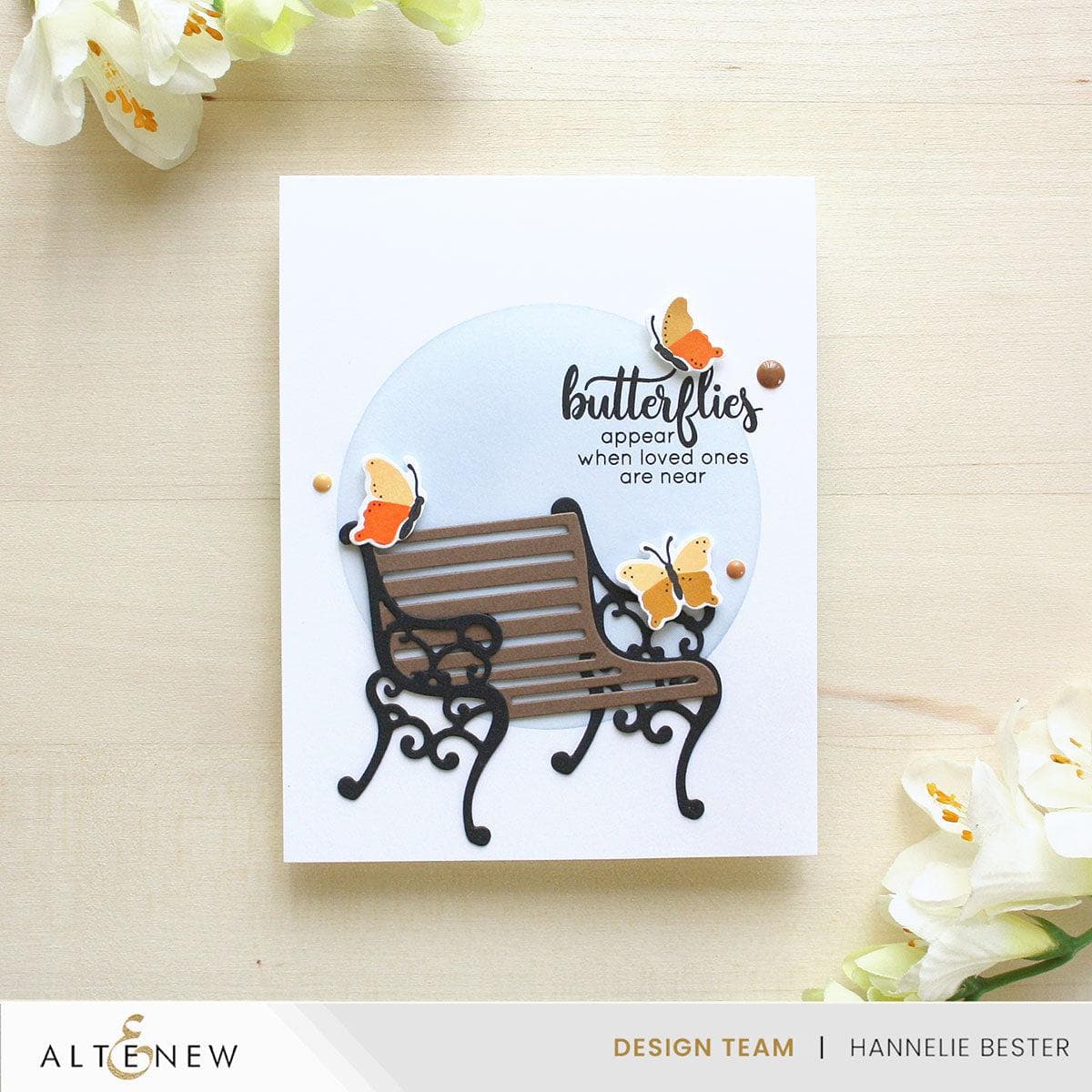 altenew-mini-delight-garden-bench-stempel-stanzen-set image 2