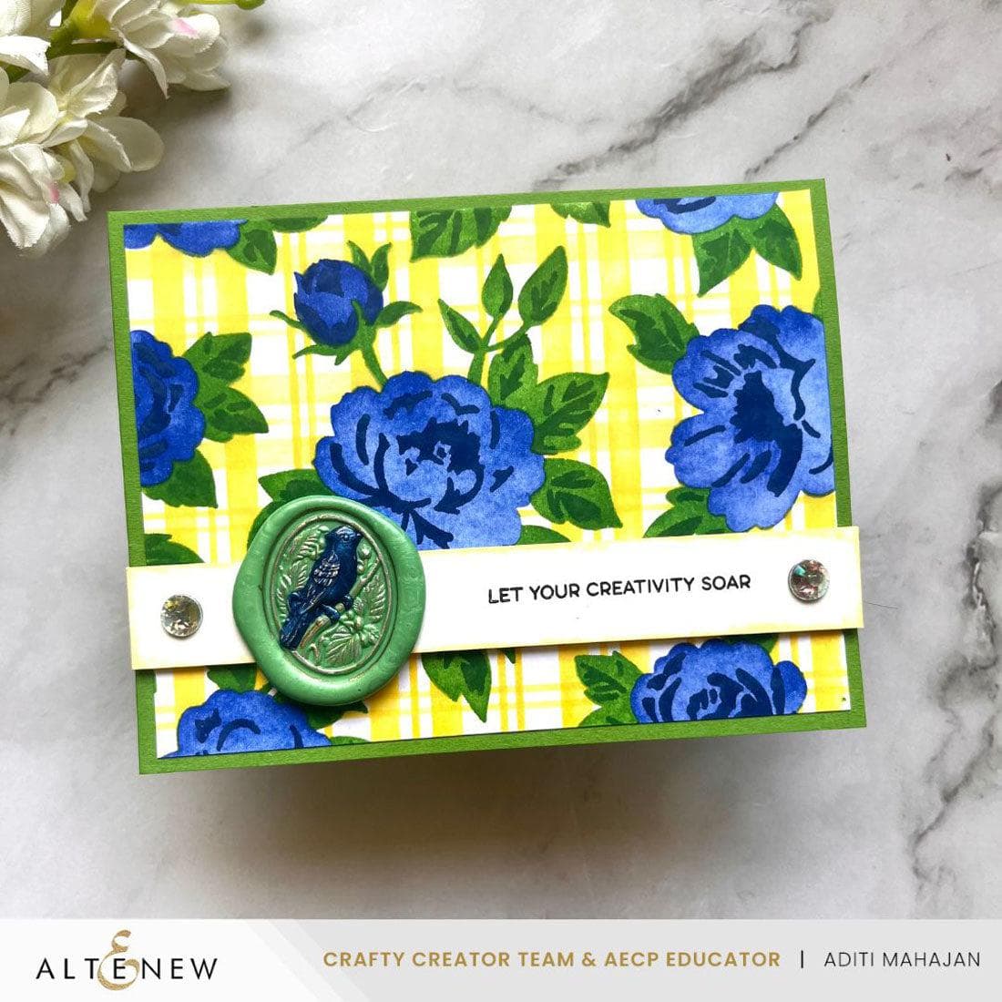 altenew-botanical-plaid-schablone-6x6-complete-bundle image 5