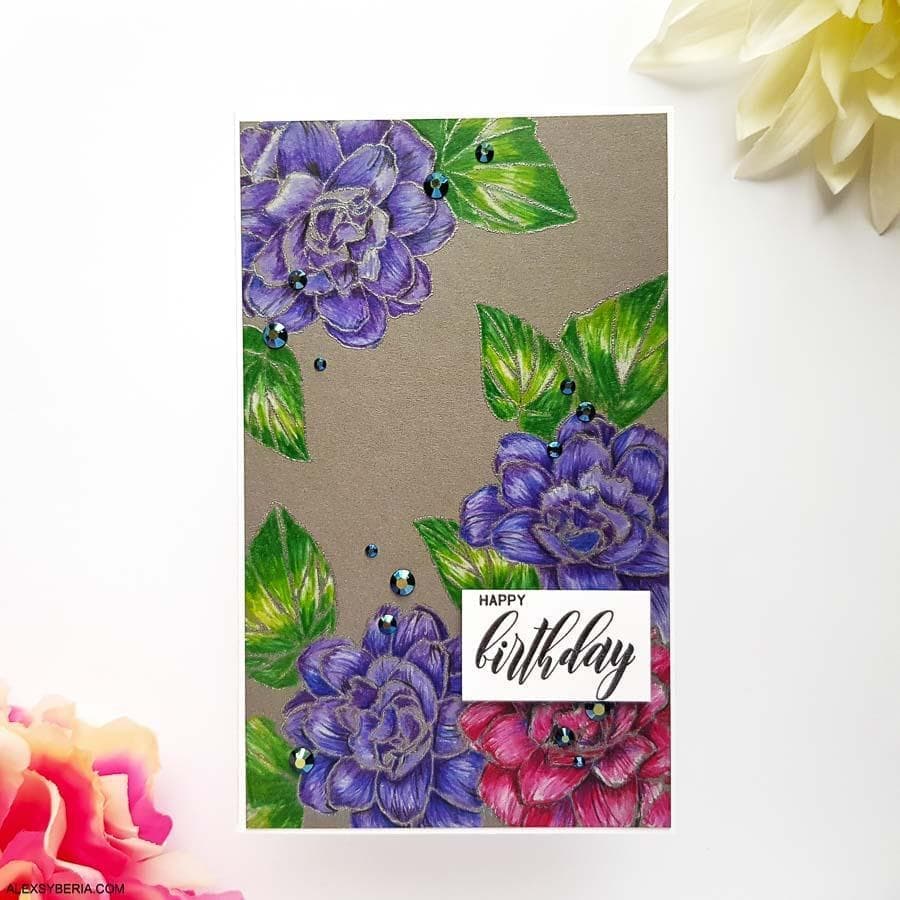 altenew-wispy-begonia-stempel-begonie-geburtstag-6x8 image 4