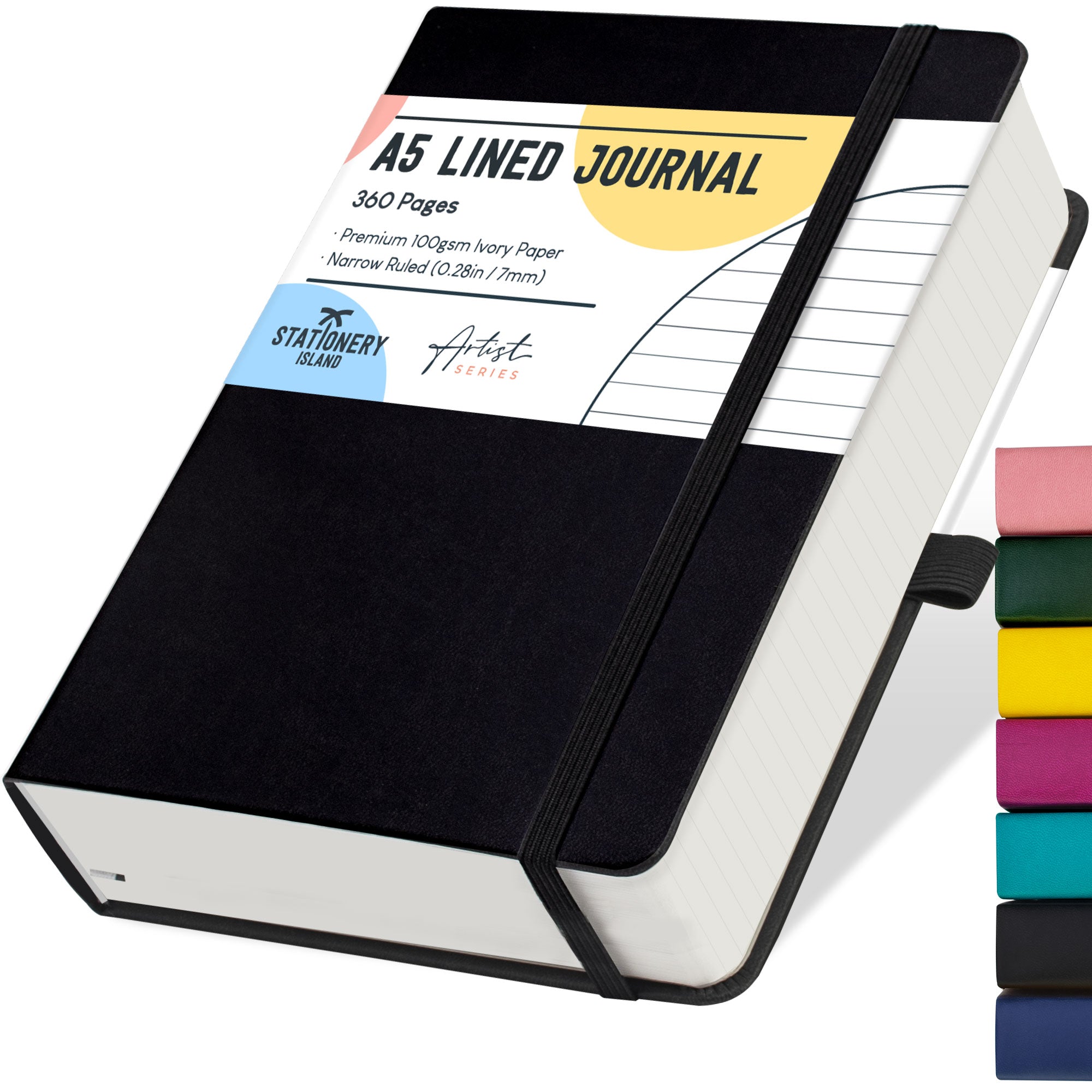 stationery-island-journals-a5-journal-liniert-berry-360-seiten image 3