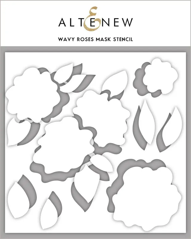 altenew-wavy-roses-mask-stencil-schablone-6x6-rosen image 1