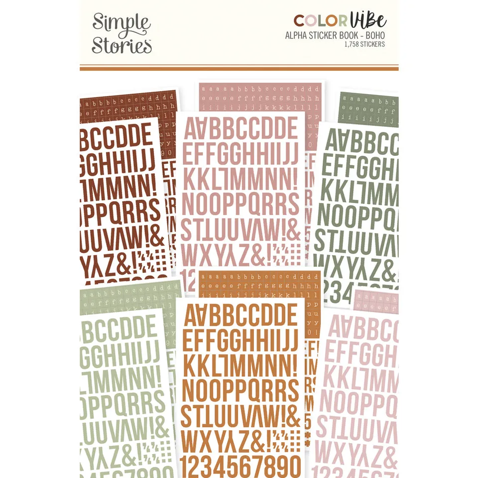 simple-stories-color-vibe-alphabet-sticker-book-boho-1758-stk image 1