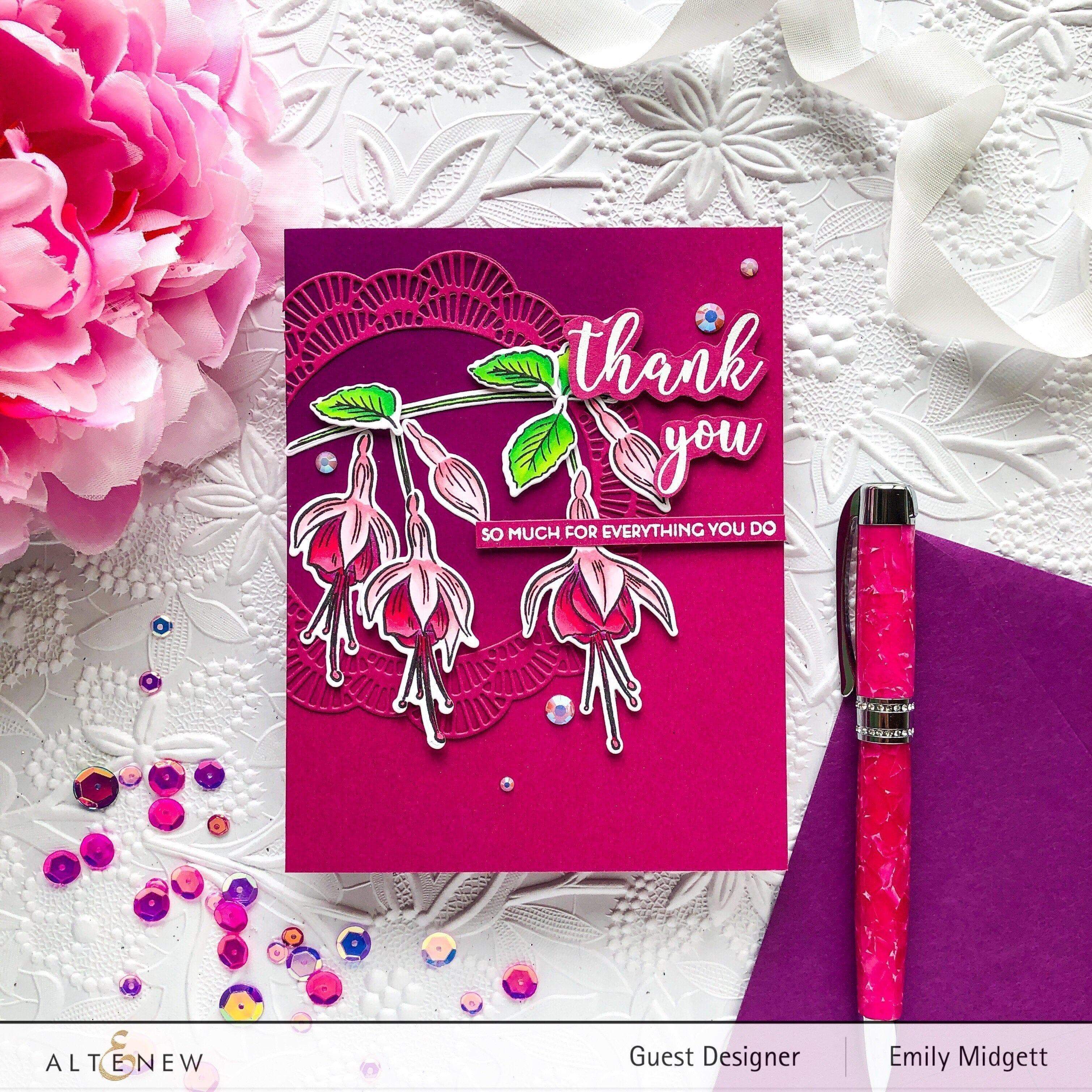 altenew-build-a-flower-fuchsia-stempel-stanzen-set image 4