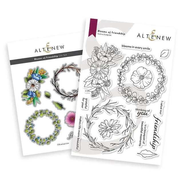 altenew-blooms-of-friendship-stempel-stanzen-bundle-blumen image 1
