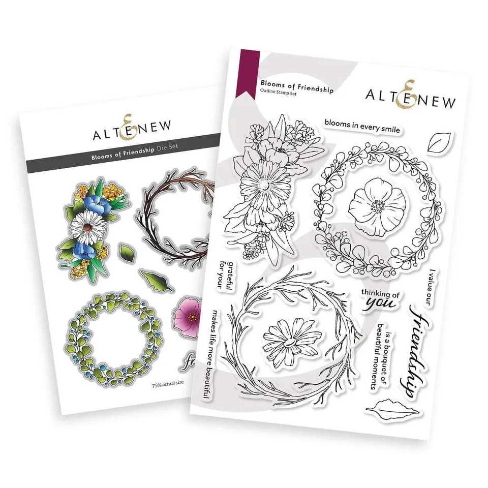 altenew-blooms-of-friendship-stempel-stanzen-bundle-blumen image 1