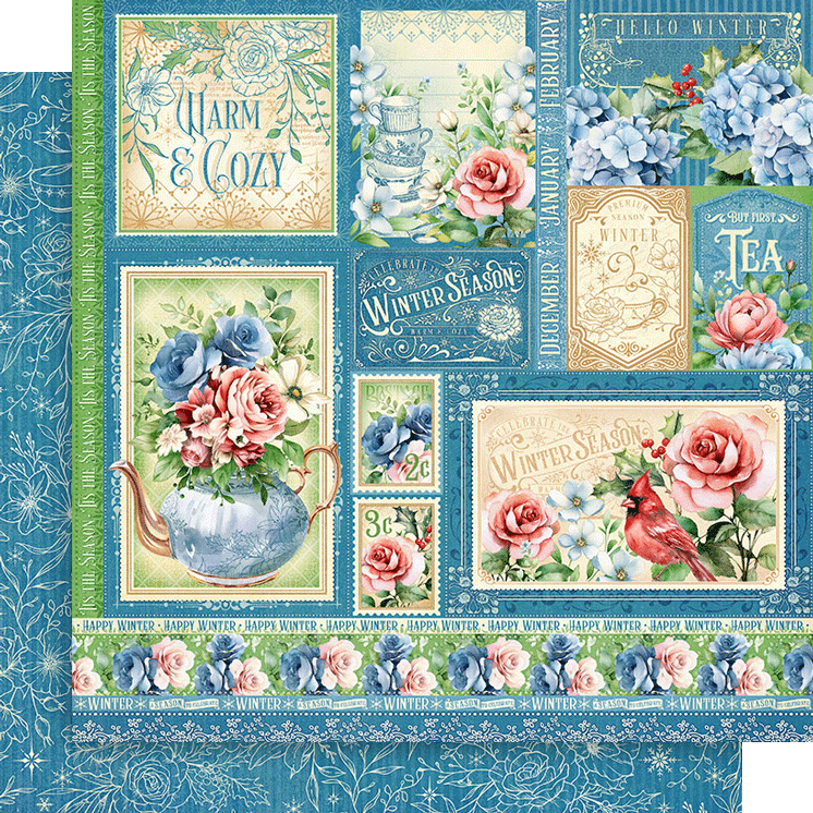 graphic-45-season-to-celebrate-8x8-papierblock-16-bl-tter image 2