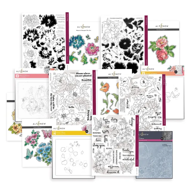 altenew-anniversary-blooms-stempelset-bundle-blumen-5tlg image 1